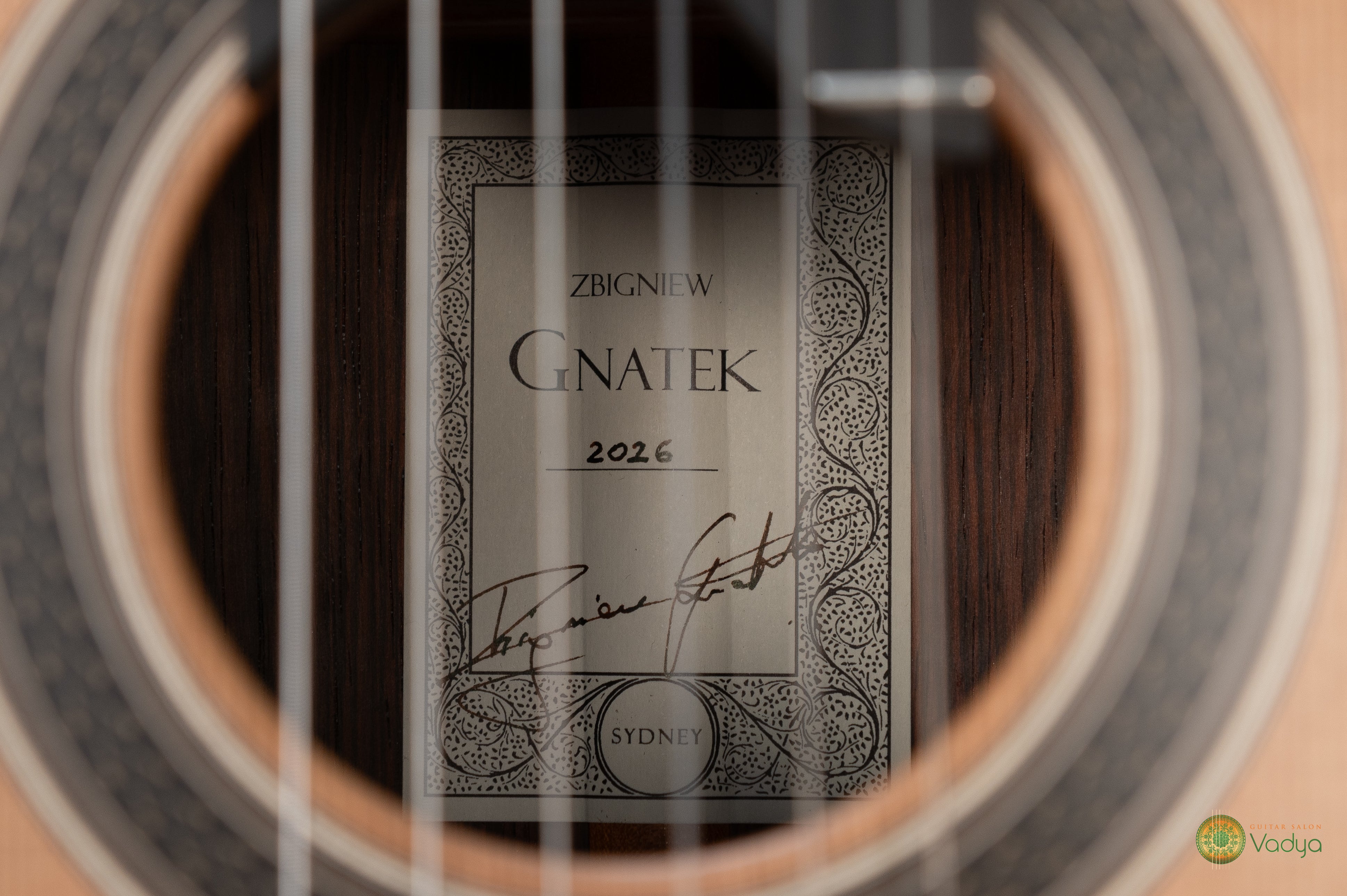 Zbigniew Gnatek 2026 Cedar Concert Guitar